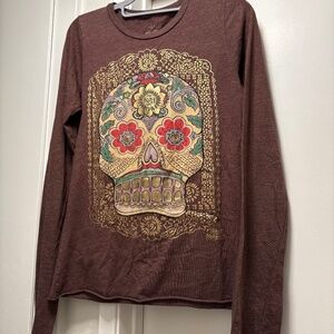 Vintage Teenage Millionaire sugar skull tshirt - size large